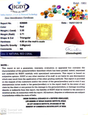 3.72 Ratti Italian Triangular Red Coral-(1054)